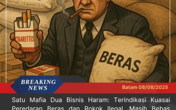 Satu Mafia Dua Bisnis Haram: Terindikasi Kuasai Peredaran Beras dan Rokok Ilegal, Masih Bebas Beroperasi di Batam