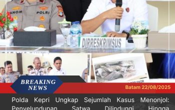 Polda Kepri Ungkap Sejumlah Kasus Menonjol: Penyelundupan Satwa Dilindungi hingga Penimbunan BBM Subsidi
