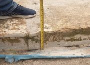 Baru Selesai Dikerjakan, Jalan Rabat Beton di Nagori Gajing Jaya Sudah Rusak