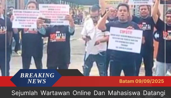 Sejumlah Wartawan Online Dan Mahasiswa Datangi Pengandilan ” SAVE Gordon Silalahi “Korban Kriminalisasi
