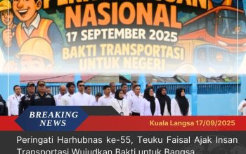 Peringati Harhubnas ke-55, Teuku Faisal Ajak Insan Transportasi Wujudkan Bakti untuk Bangsa