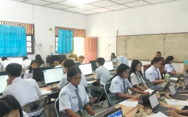 Hari Pertama, Pelaksanaan TKA di SMAN 1 Tanah Jawa Berjalan Lancar dan Tidak Ada Kendala