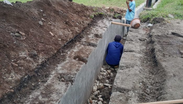 Pembangunan Saluran Drainase Jalan Bhineka, Masyarakat Apresiasi dan Ucapkan Terima Kasih