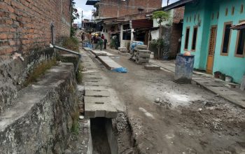 Rehabilitasi Drainase Jalan Garuda di Kelurahan Naga Pitu Direhabilitasi