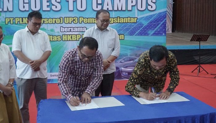 PLN UP3 Pematangsiantar Gelar PLN Goes to Campus” di Universitas HKBP Nommensen