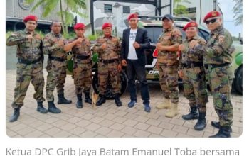 ‎Ketua DPC GRIB Jaya Batam Eman Toba Klarifikasi Pernyataan DPD Kepri: Kami Punya Legalitas Hukum