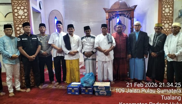 Polres Tebing Tinggi Hadiri Safari Ramadhan Pemko di Masjid Istiqomah