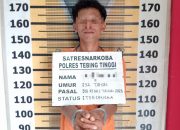 Sat Resnarkoba Polres Tebing Tinggi Tangkap Pemilik Sabu di Bandar Khalifah