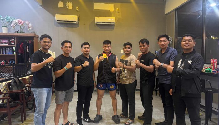 Petugas Lapas Kelas 1 medan menorehkan prestasi pada even kickboxing spirit fight season 2