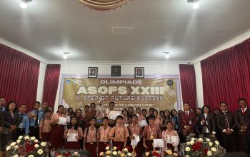 SMP Swasta RK Bintang Timur Pematangsiantar Juara Umum Olimpiade ASOFS XXIII