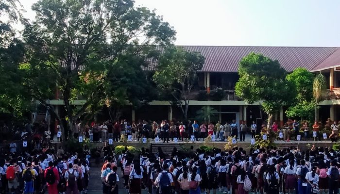 700 Calon Siswa Baru Ikuti Ujian Seleksi Masuk SMA Swasta Budi Mulia Pematangsiantar