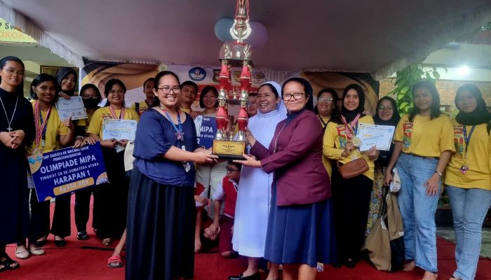 SD Plus Pride Juara Umum Olimpiade MIPA ke-XIII se-Sumut di SMP Swasta RK Bintang Timur Pematangsiantar