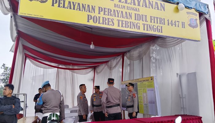 Polres Tebing Tinggi Pastikan Kesiapan Pos Pam dan Pos Yan untuk Ops Ketupat Toba 2026
