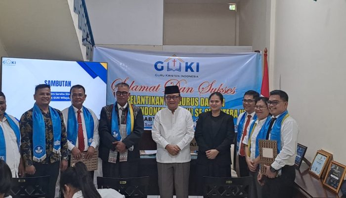 T Hotlion Sihombing  Dilantik Sebagai Ketua PD GUKI Pematangsiantar Siap Perkuat Peran Guru Kristen