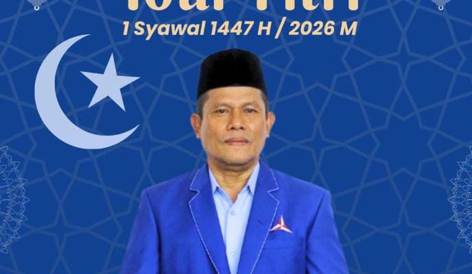 Ketua DPC Partai Demokrat Tebing Tinggi, H Zainal Arifin Tambunan ST Ucapkan Selamat Hari Raya Idul Fitri 1447 H