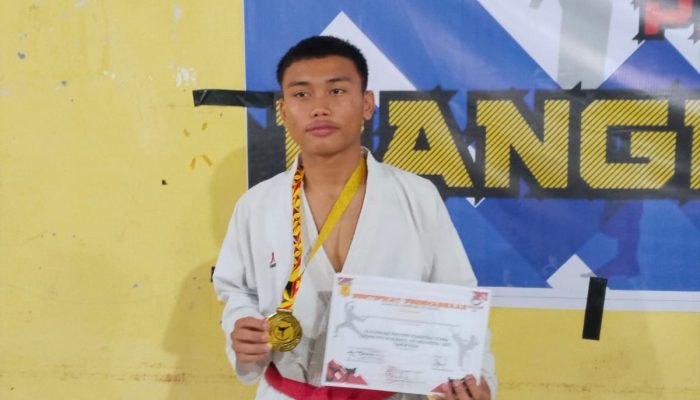 Raih Medali Emas di Kejurda KKI Sumut, Jeremi Hutajulu Atlet Dojo KKI Asal Porsea Siap Pertahankan Prestasi Hingga ke Nasional