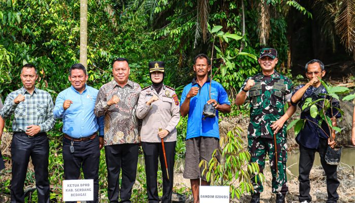 Kapolres Tebing Tinggi Hadiri Ground Breaking Jembatan Armco di Dolok Merawan