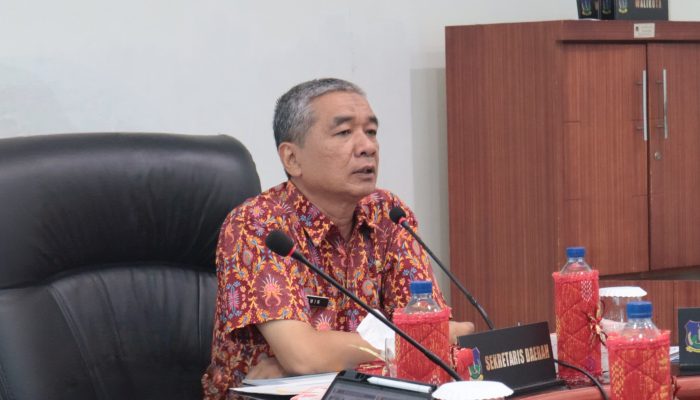 SEKDAKO TEBING TINGGI PIMPIN RAPAT KERJA TPID, BAHAS LANGKAH KONKRET PENGENDALIAN INFLASI 