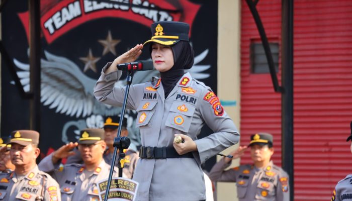 Kapolres Tebing Tinggi Pimpin Sertijab Kasat Reskrim, Kasat Intelkam dan Kapolsek Sipispis