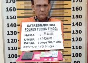 Residivis Sabu Kembali Ditangkap, Sat Resnarkoba Polres Tebing Tinggi Gagalkan Transaksi