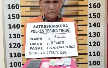 Residivis Sabu Kembali Ditangkap, Sat Resnarkoba Polres Tebing Tinggi Gagalkan Transaksi