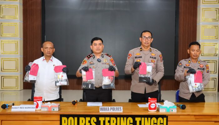 Polres Tebing Tinggi Paparkan Hasil Ungkap Kasus Narkoba Sejak Januari, Amankan 87 Tersangka