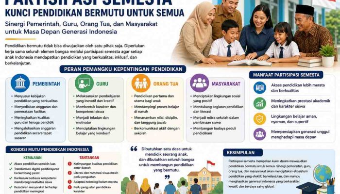 Partisipasi Semesta: Jalan Bersama Mewujudkan Pendidikan Bermutu
