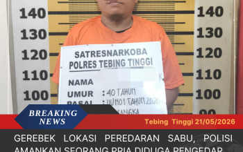 Gerebek Lokasi Peredaran Sabu, Polisi Amankan Seorang Pria Diduga Pengedar