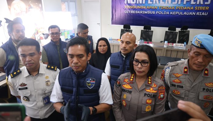 Polda Kepri berhasil ungkap dugaan perjudian online internasional yang di kelola WNA di batam