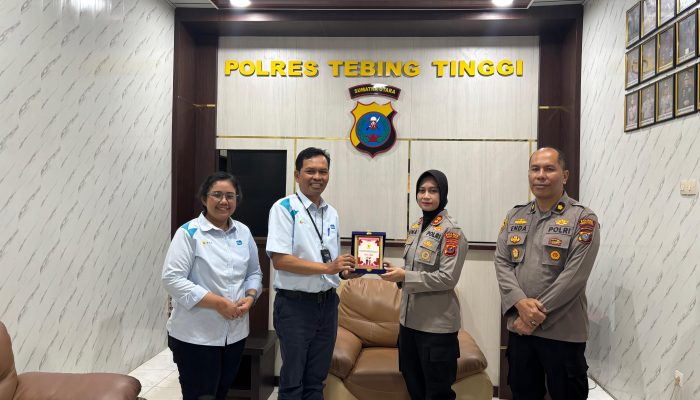 Perkuat Sinergi Pelayanan, PLN UP3 Pematangsiantar Kunjungi Polres Tebing Tinggi
