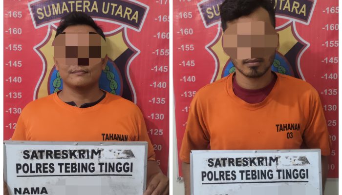Sat Reskrim Polres Tebing Tinggi Amankan Dua Pelaku Penyalahgunaan BBM Bersubsidi Jenis Solar