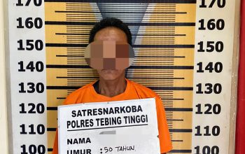 Polres Tebing Tinggi Ringkus Pengedar Sabu di Sipispis, Sita 3,22 Gram Sabu