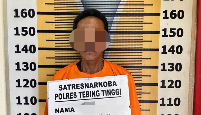 Polres Tebing Tinggi Ringkus Pengedar Sabu di Sipispis, Sita 3,22 Gram Sabu