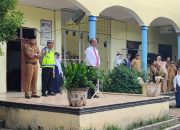 Pimpin Upacara di SMP Negeri 4 Tebingtinggi, Kasat Narkoba Ajak Siswa Tingkatkan Disiplin dan Hindari Pelanggaran