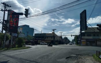 Lampu Lalu Lintas di Persimpangan Jalan Ahmad Yani Pematangsintar Padam, Keselamatan Pengendara Terancam