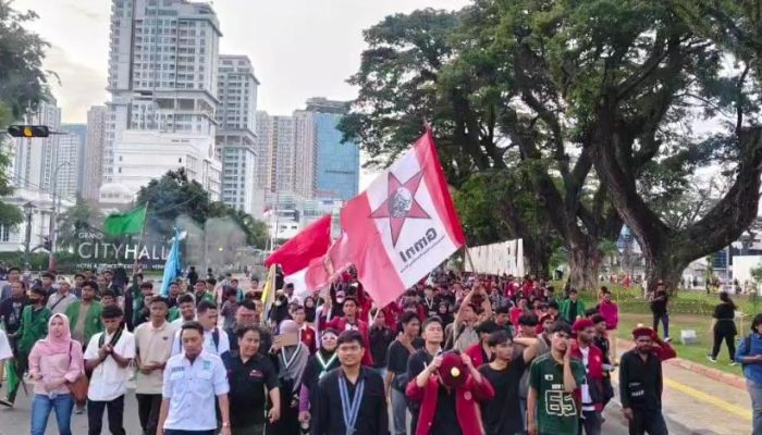 Cipayung Plus Kota Medan Gelar Refleksi 28 Tahun Reformasi 1998 di Kawasan Lapangan Merdek