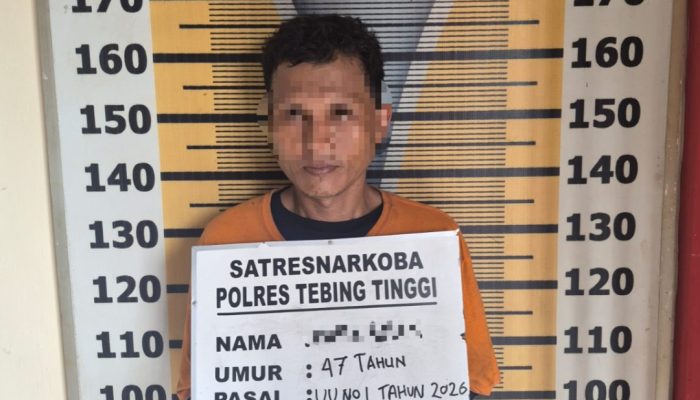 Digerebek Saat Hendak Bertransaksi, Sat Resnarkoba Polres Tebing Tinggi Sita 31,49 Gram Sabu
