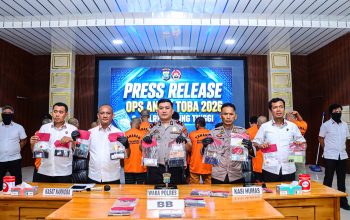 Konferensi Pers Ops Antik Toba 2026, Polres Tebing Tinggi Ungkap 19 Kasus Narkotika