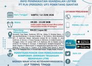 Tingkatkan Kehandalan Listrik, PLN ULP Tebing Tinggi Lakukan Perintisan Pohon dan Pemeliharaan Komponen JTM