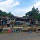 Bus rombongan jemaat HKBP Tembesi Indah Batam terbalik di Pantai Melur Rempang