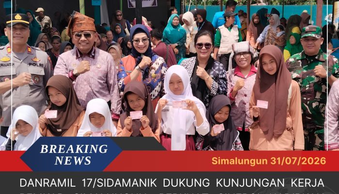 Danramil 17/Sidamanik Dukung Kunjungan Kerja Pemkab Simalungun, Perkuat Sinergi Hadirkan Pelayanan bagi Masyarakat