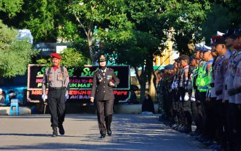 Kapolres Tebing Tinggi Pimpin Upacara Hari Bhayangkara ke 80, Tegaskan Komitmen Polri untuk Masyarakat