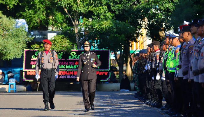 Kapolres Tebing Tinggi Pimpin Upacara Hari Bhayangkara ke 80, Tegaskan Komitmen Polri untuk Masyarakat