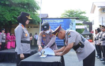 Kapolres Tebingtinggi Pimpin Rotasi Jabatan dan Pelantikan Sejumlah PJU, Tekankan Integritas dan Profesionalisme Personel