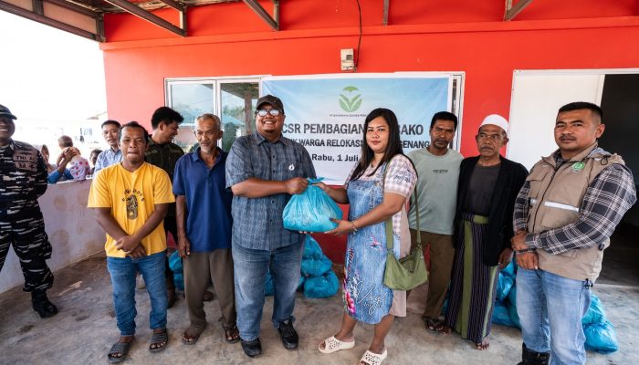 Program Tanjung Sauh Peduli Terus Berjalan, PT Batamraya Sukses Perkasa Kembali Gelar Pembagian Sembako untuk Warga Relokasi Pulau Ngenang