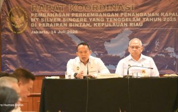 Kemenko Polkam Percepat Penanganan Kapal Asing yang Tenggelam di Perairan Indonesia untuk Cegah Kerugian Negara dan Perkuat Kedaulatan Maritim