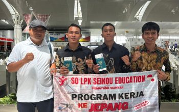 SO LPK Seikou Education Pematangsiantar Berangkatkan Enam Peserta Pelatihan Kerja ke Jepang