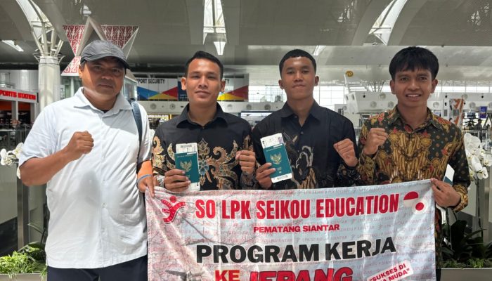 SO LPK Seikou Education Pematangsiantar Berangkatkan Enam Peserta Pelatihan Kerja ke Jepang