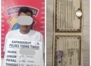 Jatanras Elang Sakti Polres Tebing Tinggi Amankan Terduga Pelaku Penggelapan Sepeda Motor