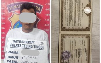 Jatanras Elang Sakti Polres Tebing Tinggi Amankan Terduga Pelaku Penggelapan Sepeda Motor